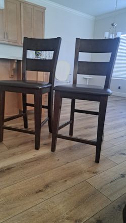 Two Bar Stool Chairs 