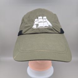 Adams Sunblock Collection Embroidered Sailboat UPF 45+ Olive Adjustable Hat