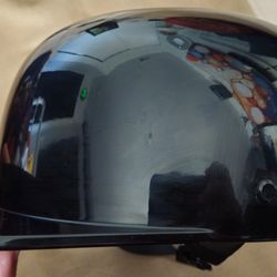 Baseball Style Cap Motorcycle Helmets Matte Black Unisex-Adult Helmet for Adults Motorcycle Motorbike Moped Street Bike DOT Approved Size XXL