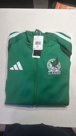 Mexico National Team adidas 2026 Tiro Pro Full-Zip Hoodie - Green Size: XL