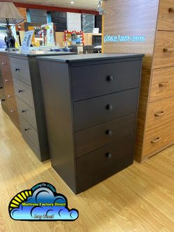 Four drawer brown chest cajonera Comoda compressed mueble Nuevo new