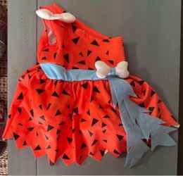 Infant Flintstones Cavebaby Cavegirl Costume size 6-9months Just $5