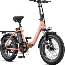 ENGWE 1125W/750W Electric Bike for Adults, L20 2.0 20''×3.0" Fat Tire Electric Bicycle 52V/36V 13Ah Removable Battery Max Range 68/62Miles & 28/20MPH