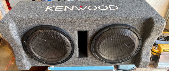 KENWOOD eXCelon Subwoofer P-XW1221D two 12’’ subs in ported factory enclosure