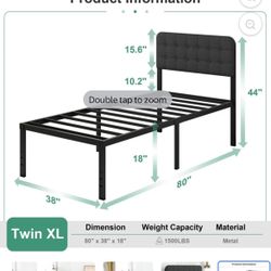 XL Bed frame & Mattress 