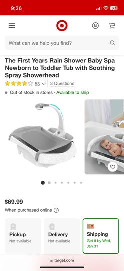 First Years Baby Bathtub