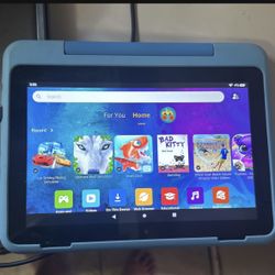 Fire Tablet 8 Kids Edition Blue.