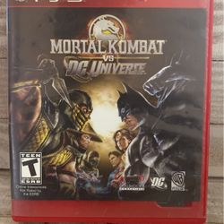 Mortal Combat vs. DC Universe PS3 Complete VGC