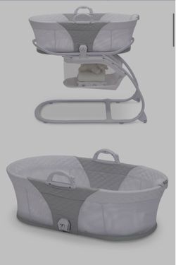 Delta Children 2-in-1 Moses Basket Bedside Bassinet Sleeper