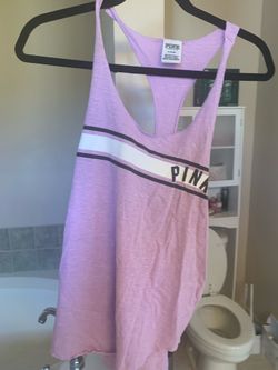 Purple vs pink tank top