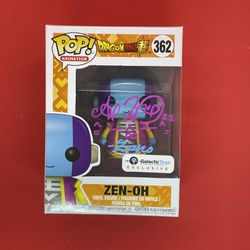 FUNKO POP! Zen-Oh #362 7BAP 2021 ECCC Exclusive Sarah Wiedenheft Signed w/ JSA