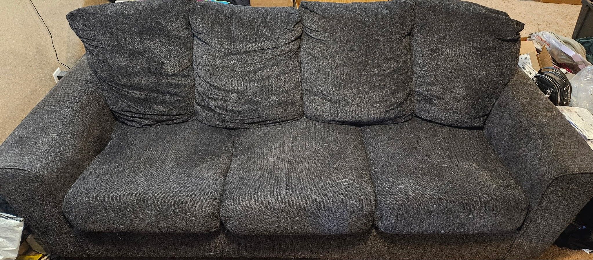 3 Seat Couch Blue