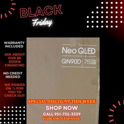 SAMSUNG 75-Inch Class Neo QLED 4K QN90D Series Quantum HDR+, Dolby Atmos, Object Tracking Sound+, Anti-Glare, Gaming Hub, Q-Symphony, Smart TV with Al