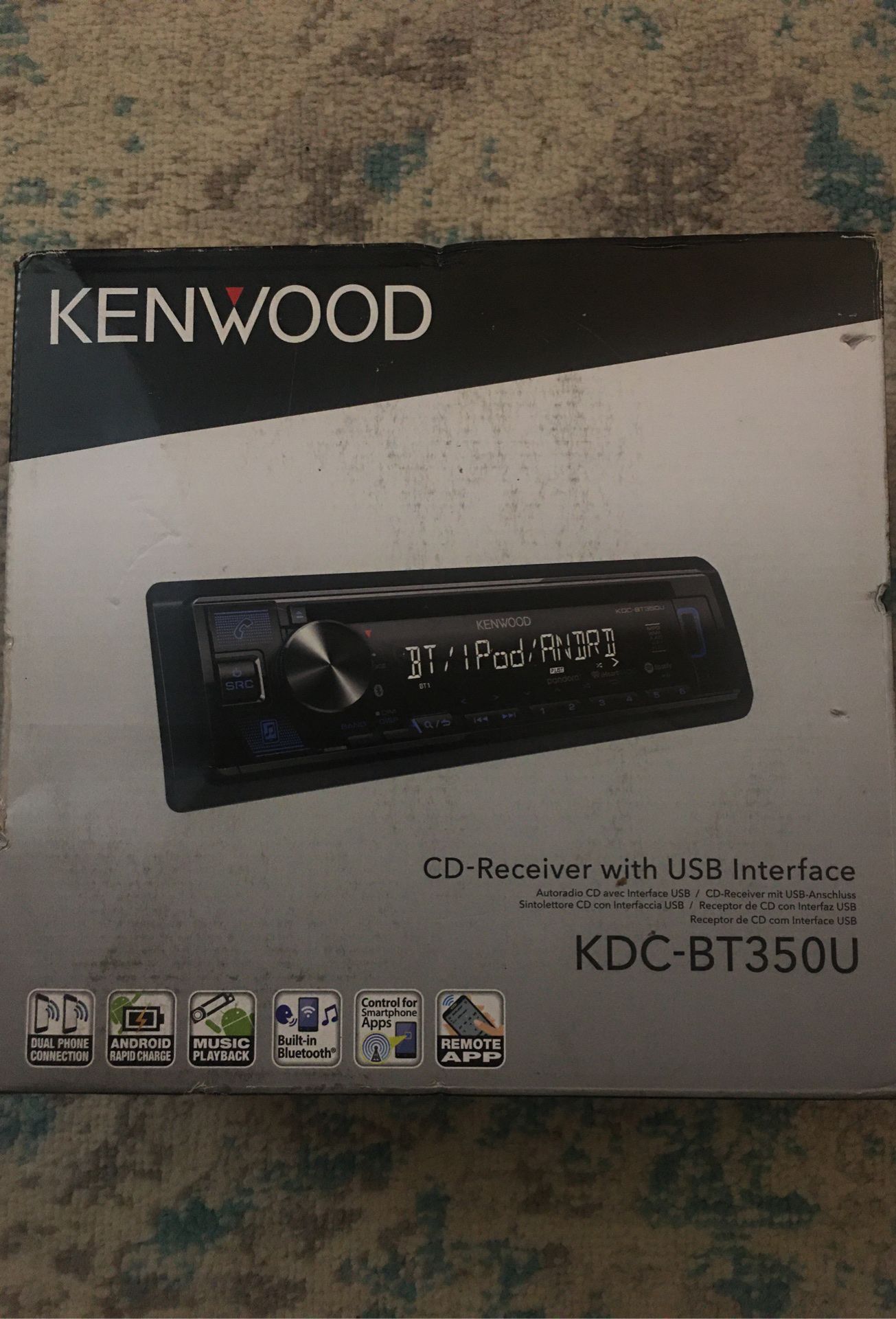 KENWOOD CD Receiver with USB Interface