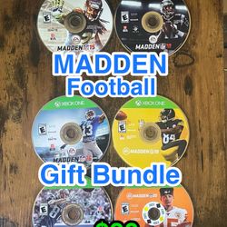 🏈 Like-NEW Xbox One Madden Football Game Bundle ($80) 🏈