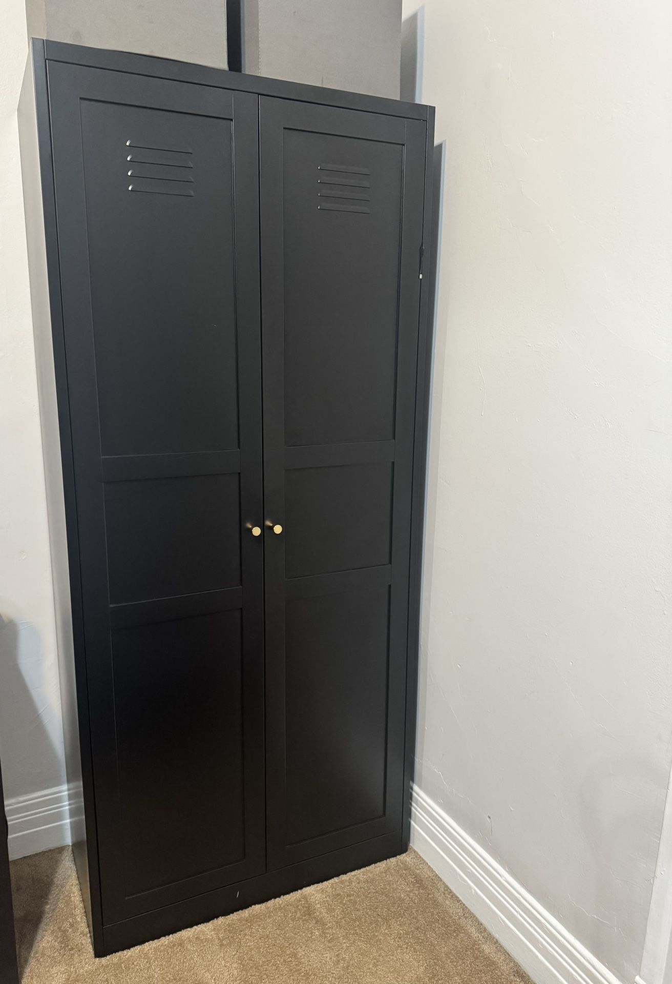 Metal Storage Cabinet/Black