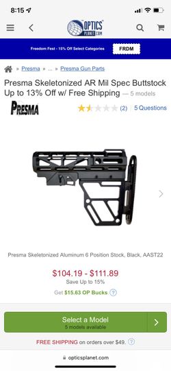 Air Soft Stock/brace