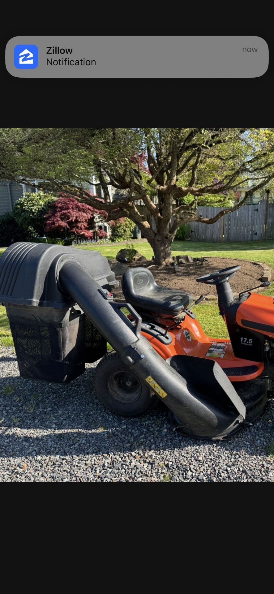 Ariens Riding Mower Briggs Stratton Motor Grass