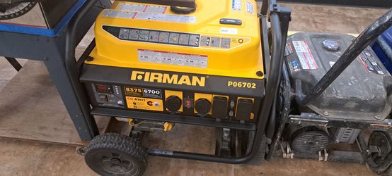 Firman P06(contact info removed)/6700W Portable Generator