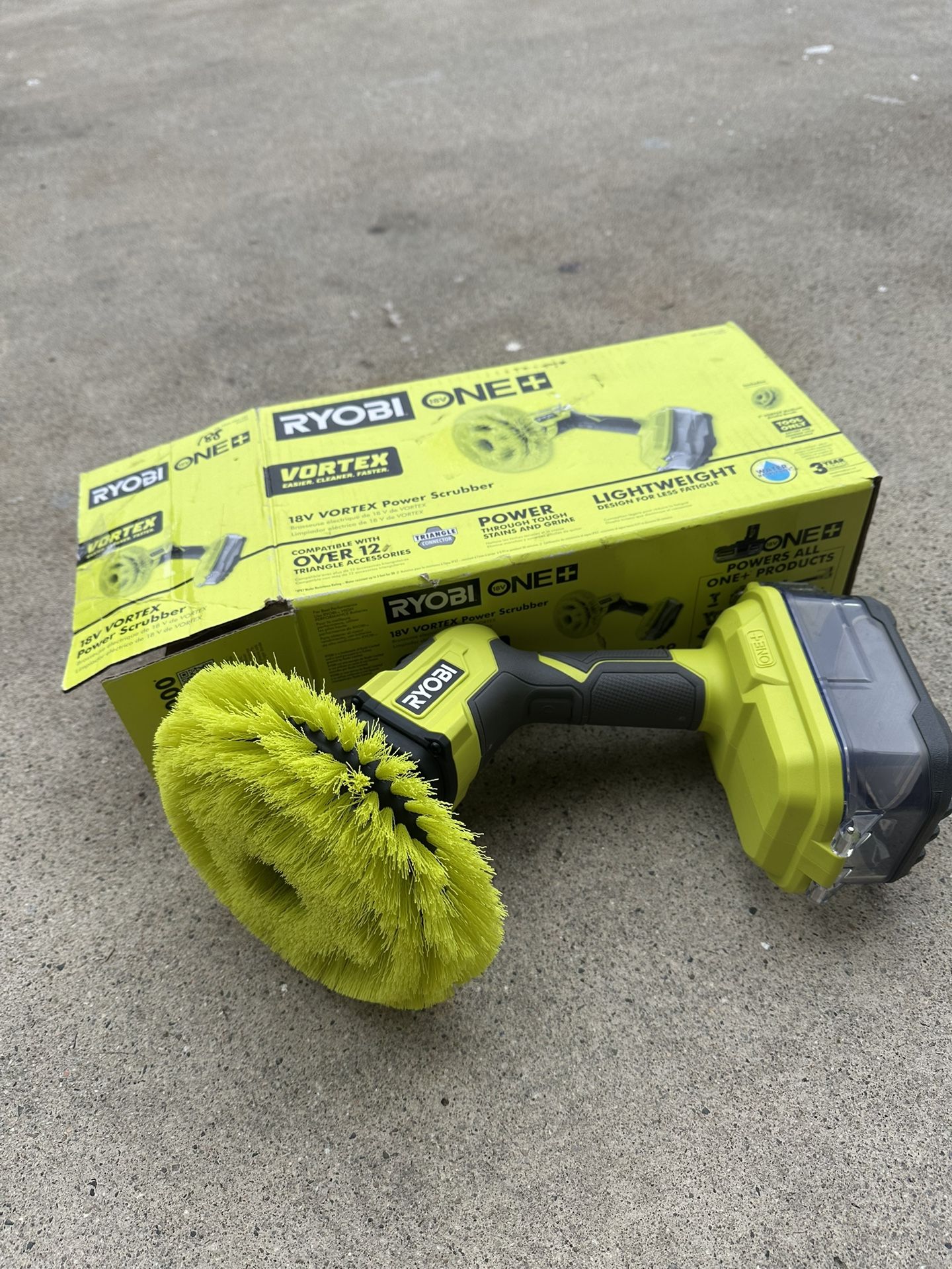 RYOBI ONE+ 18V Cordless VORTEX Power Scrubber (Tool Only)