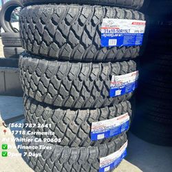Mud Terrain 31x10.50r15 Atlander New Set of Tires Installed and Balanced Set de Llantas Nuevas Instaladas y Balanceadas