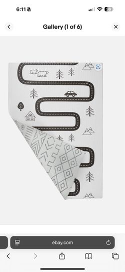 Baby Care Play Mat (Medium, Nordic Trails - Tribal) 73''X49"