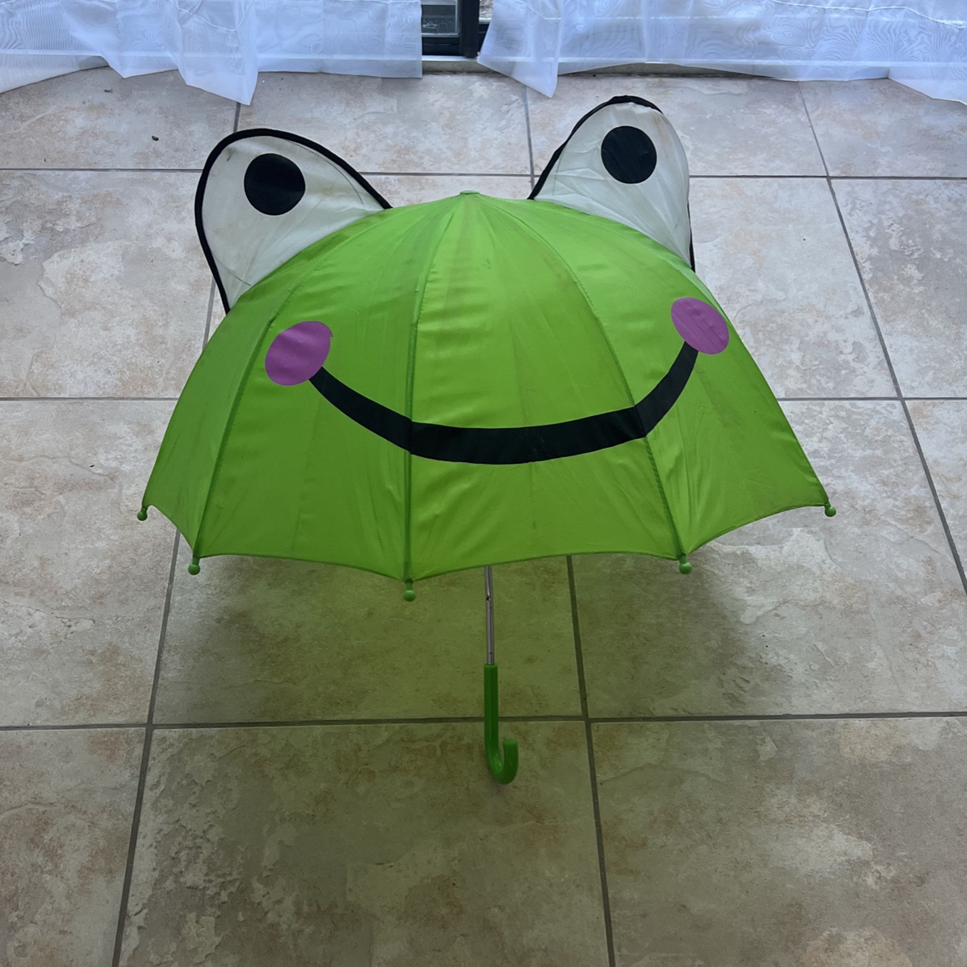 Cute Kids Froggy Umbrella 