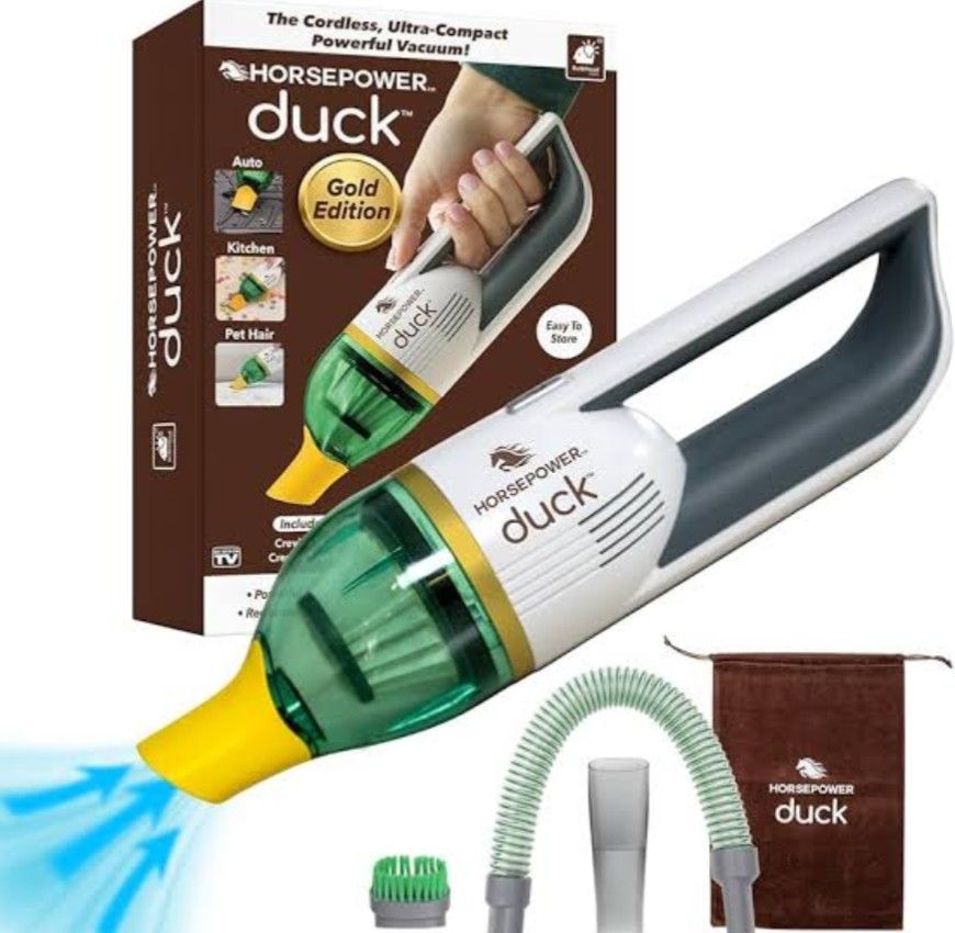 
The Horsepower Duck Cordless Vacuum BEST rechargeable Car Vacuum 