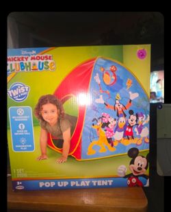 🧚♀️ NEW Mickey Mouse Clubhouse Pop Up Play Tent. over 30 inches tall,