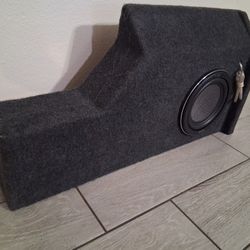 (1) 8" KENWOOD SHALLOW SUB/ Universal SLIM Box