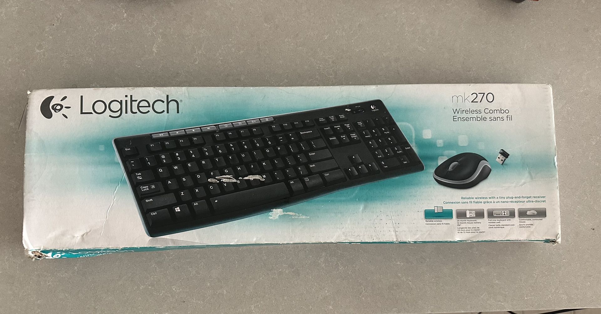 Logitech MK270 Wireless Keyboard and Mouse