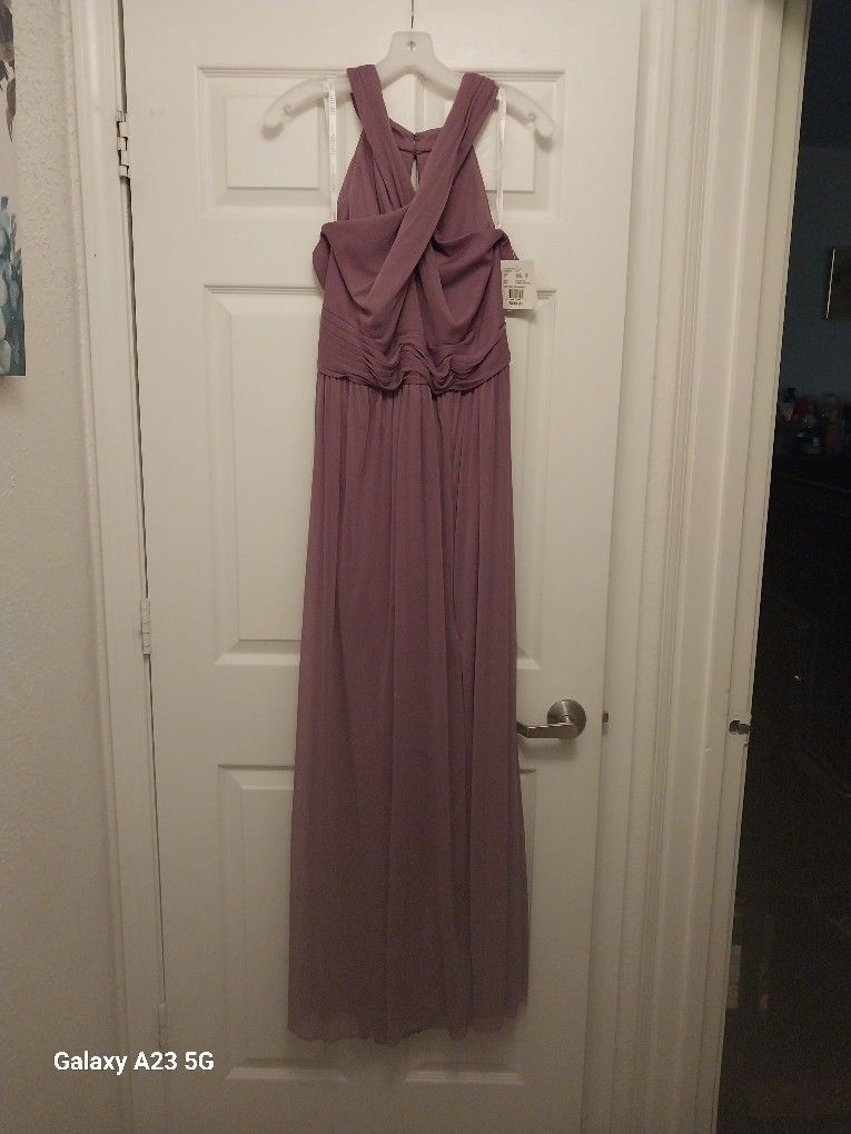 Bridesmaid Or Prom Dress Open Back And Front With Split for Sale in