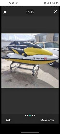 SEADOO JET SKI RACER REBUILT CARBS LOW HOURS READY TO RIDE NO CART OR TRAILER
