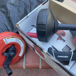 Power Spin Drain Cleaner Power Drum Auger Husky Ridgid