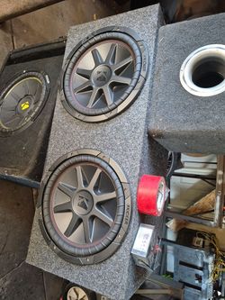 Kicker CompVT Dual Subwoofers in Ported Box
