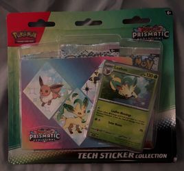 Pokemon Prismatic Evolution Tech Sticker Collection