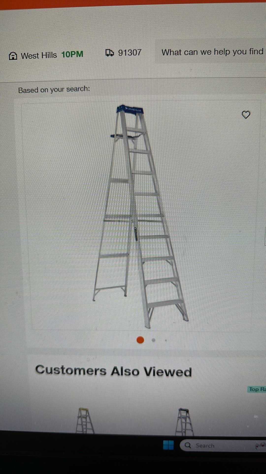 Louisville Ladder 10 Foot Aluminum