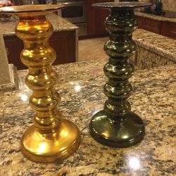 Decorative Candle Holders Pair