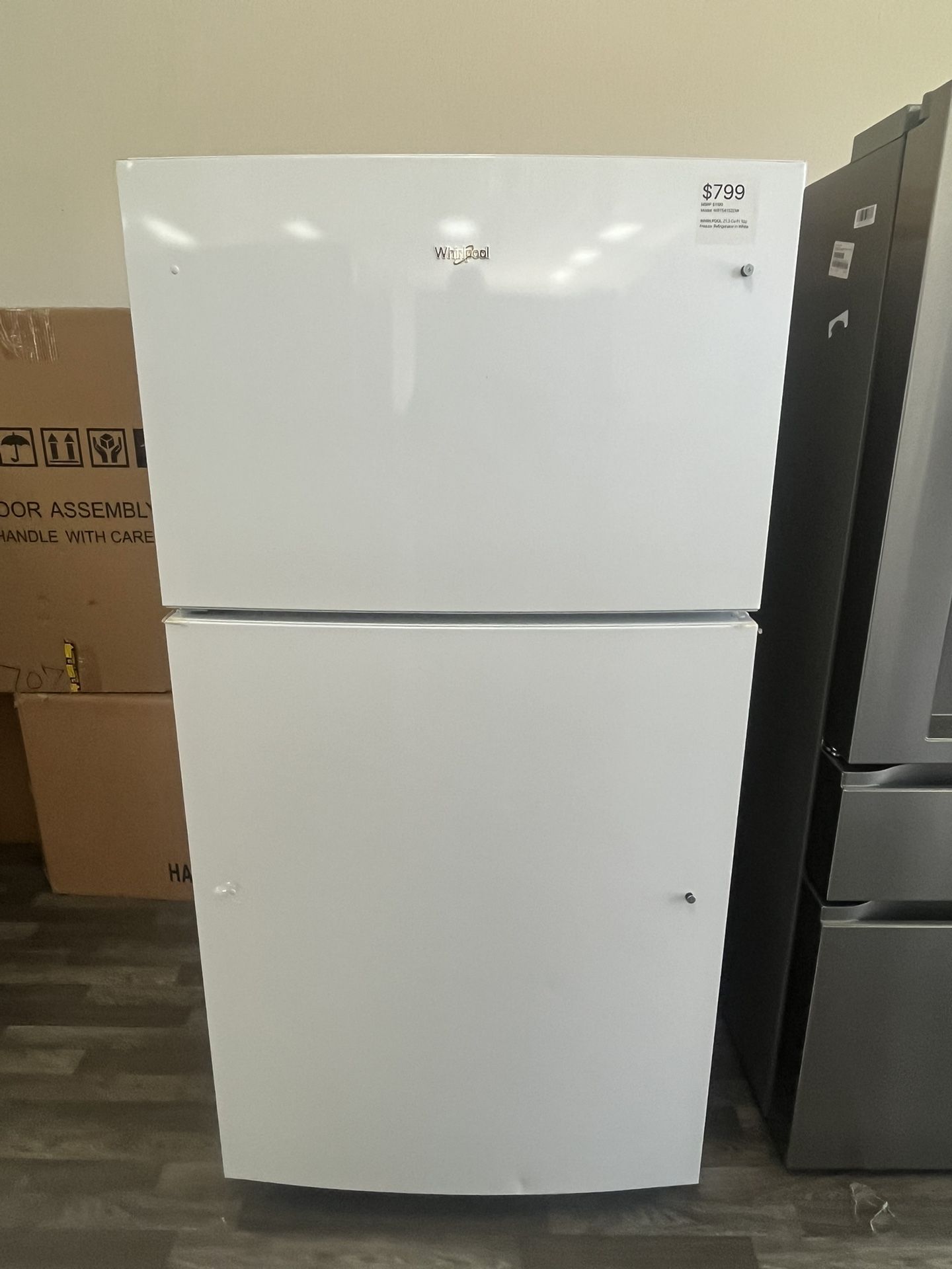 Whirlpool Refrigerator, Great For The Garage, Only $799 w/ One Year Warranty