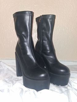Hurenlakeshoes chunky platform ankle boots