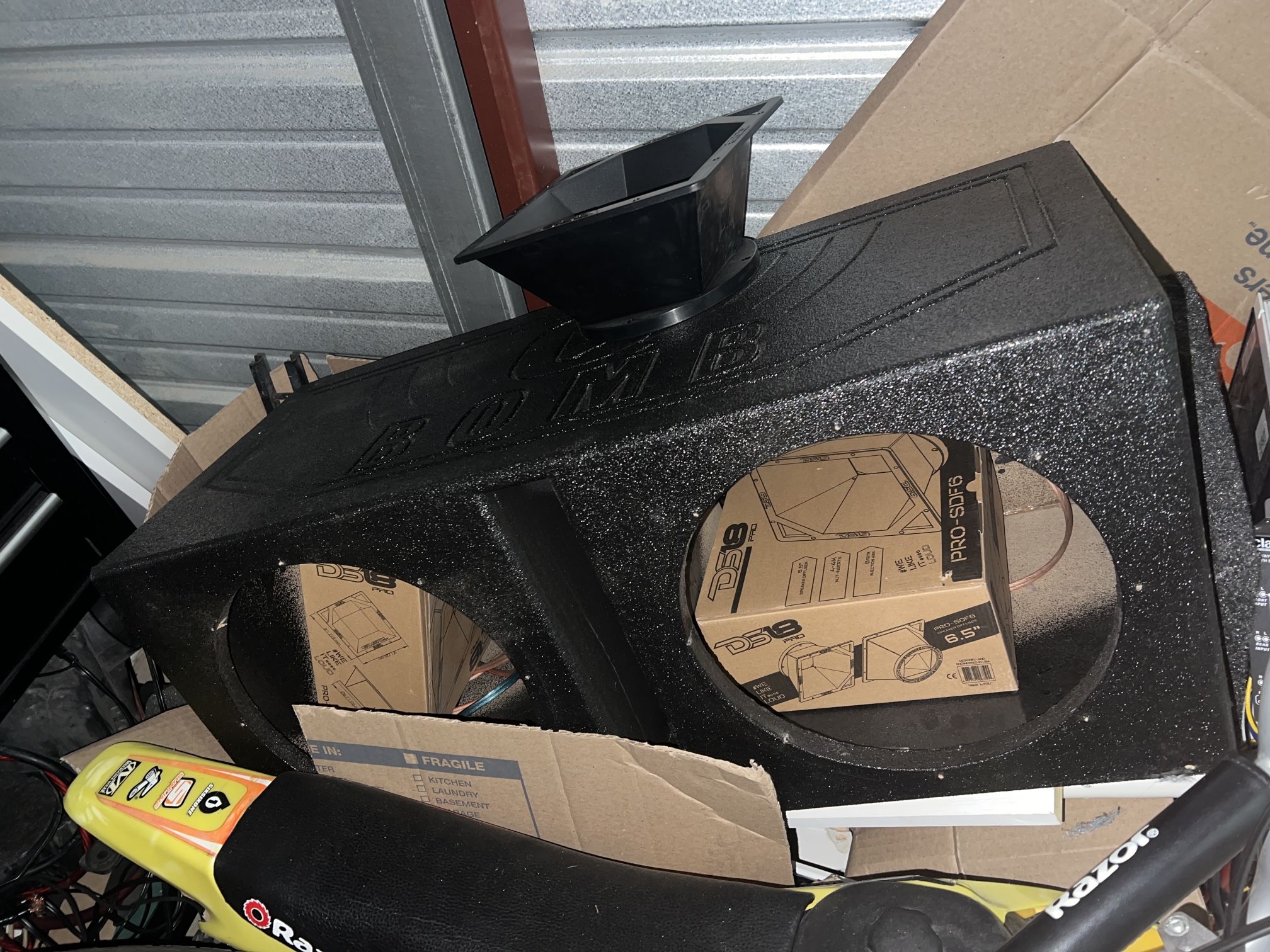 QBOMB Ported 12in Subwoofer Box