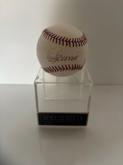 2002 Mike Scioscia Angels Autographed Baseball