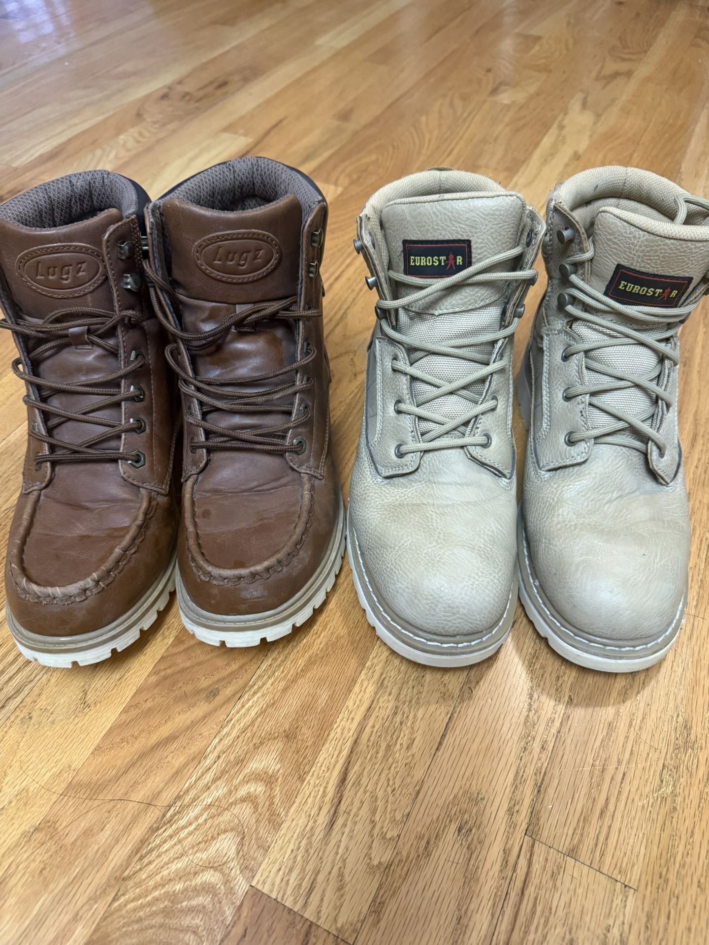 Lugz Men’s Work Boots/Botas Size 9.5 $5 Each Pair