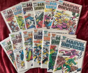 Official Handbook of the Marvel Universe Deluxe Edition Lot
