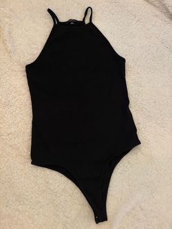Black High-Neck Bodysuit