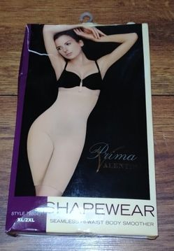 Prima Valentina Seamless High-Waist Body Shaper Shorts | Tummy Control, Nude XL/2XL