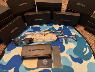 Crome heart glasses