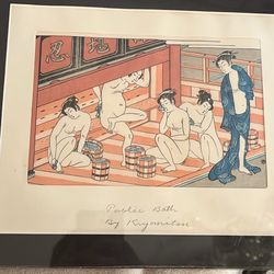 Signed Isoda Koryusai Print 