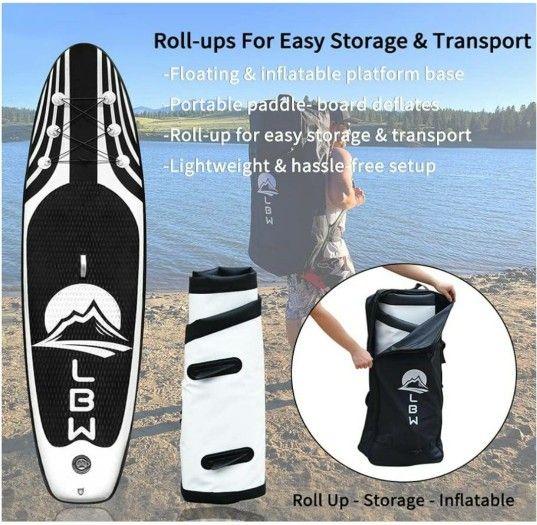 New LBW Inflatable Stand Up Paddle Board for Sale in Mesa, AZ OfferUp