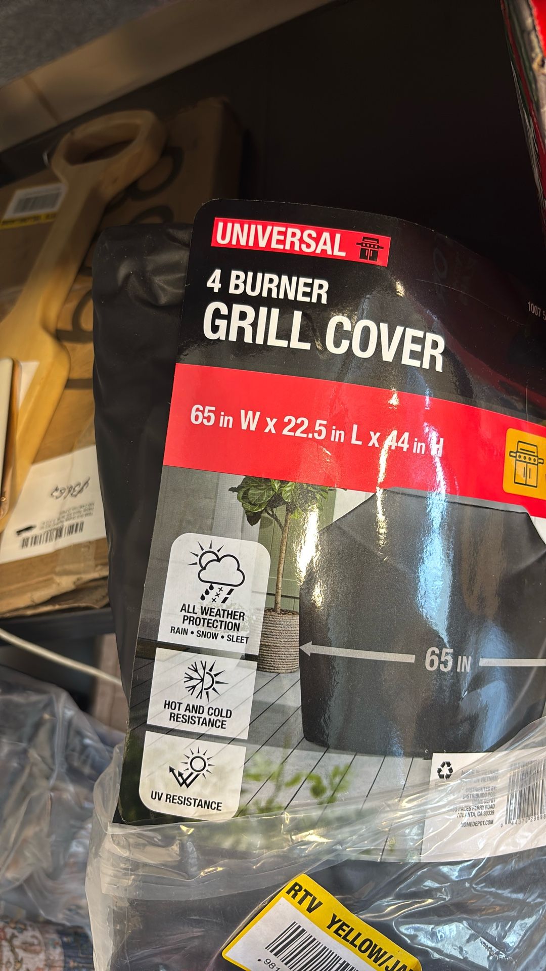 Universal grill cover 65 inches